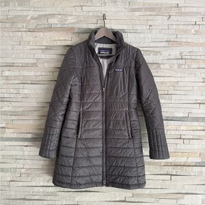 Patagonia Women’s Quilted Long Puffer Coat - Gray